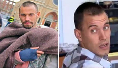  Mendigo modelo se recupera em clínica de reabilitação